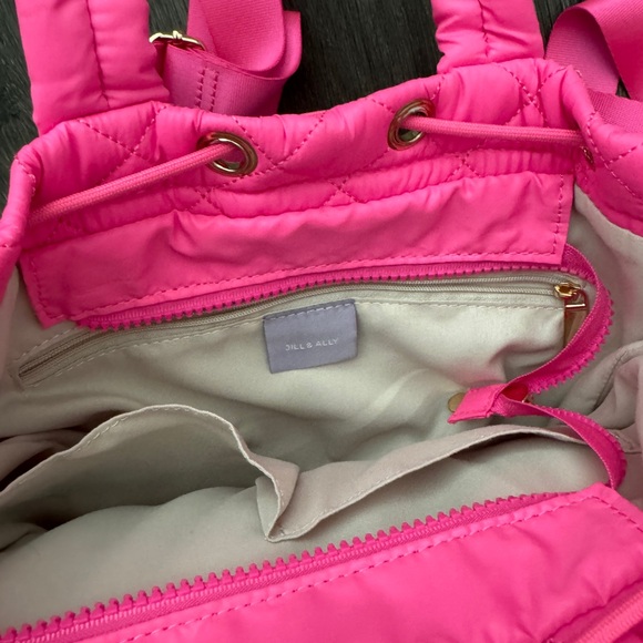 Jill and Ally Quilted Barbie Pink and Gold Backpack - Picture 7 of 7